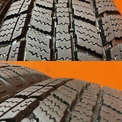 【IMPERIAL SNOWDRAGON2 ICE-PLUS S110】スタッドレス【スズキ ラパン 純正ホイール 14インチ 4.5J4HPCD100+45】23年製 バリ溝　(KTO466)の画像
