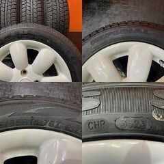 【IMPERIAL SNOWDRAGON2 ICE-PLUS S110】スタッドレス【スズキ ラパン 純正ホイール 14インチ 4.5J4HPCD100+45】23年製 バリ溝　(KTO466)の画像