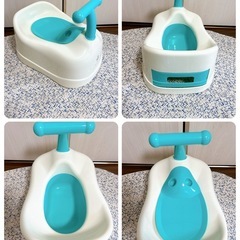 トイトレセット　おまる　補助便座　おむつ　子どもチャレンジ　おむつポーチ　セットの画像