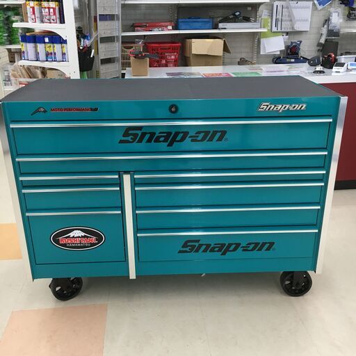【店頭引取限定】　snap-on 工具箱　ロールキャビネット　KRL722CPF  ティールグリーン　マスター　series　660,000円（税込）