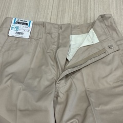 【未使用】TAKAYAユニフォーム✿作業ズボン✿W79✿ベージュの画像