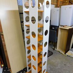 【JM701】萩原 HAGIHARA 回転ラック 回転本棚 オープン収納の画像