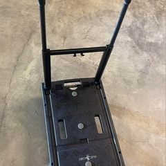 花岡車輌 フラットカート 車輪も折りたためる台車 F-CART02 ブラックの画像