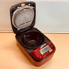 日立  5.5合炊き IHジャー炊飯器 圧力＆スチーム ふっくら御膳 RZ-TS104M（レッド）2022年製の画像