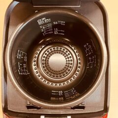 日立  5.5合炊き IHジャー炊飯器 圧力＆スチーム ふっくら御膳 RZ-TS104M（レッド）2022年製の画像