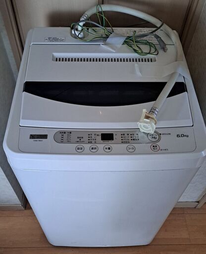 ID 184916 洗濯機6K ヤマダ ２０２０年 YWM-T60G1 YAMADA YWM-T60G1 2020に年製 6kg