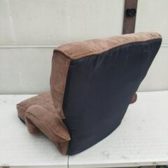 ブラウン座椅子 リクライニングチェアの画像