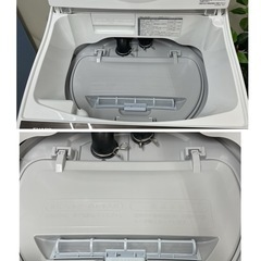R424 ☀️ ジモティー限定特別価格！ 2024年製の高年式！ SHARP 洗濯乾燥機（洗濯6.5㎏ 乾燥：3.5㎏)  ES-T6HBK ⭐ 動作確認済 ⭐ クリーニング済の画像