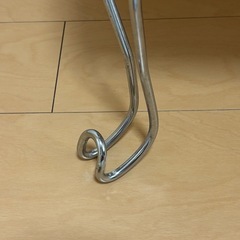 猫足折りたたみテーブルの画像