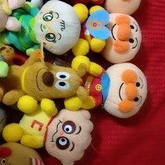 アンパンマンとキャラクターぬいぐるみ28点セットの画像