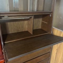 アンティーク家具　テーブル収納式机