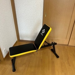 筋トレ　折り畳み　フラットベンチ　トレーニングベンチ　ペンチプレス台の画像