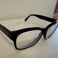 JINS ブラック 黒 メガネ 度入りの画像