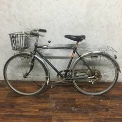 🔷🔶🔷ww2/57 松下電工 ナショナル フレンディー バイタルディスク 自転車 26型 5段変速 黒 ヴィンテージ レトロ 昭和レトロ ★直接引取限定◎🔷🔶🔷の画像