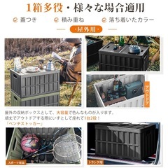 折りたたみコンテナ　収納ケース　3個の画像