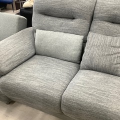 ニトリ　2人掛けソファー　ファブリック　グレー【トレファク堺福田店】の画像
