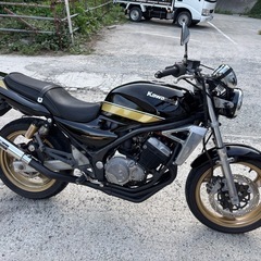 【Kawasaki バリオス2】 実働　タイガーカラー　カスタム ペイント良好の画像