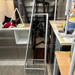【収納付き姿見】★2点在庫ありクリーニング済み【管理番号11808】横の画像