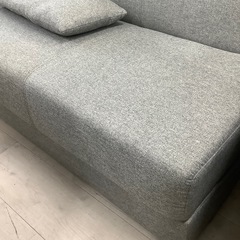 ソファーベッド　ファブリック　グレー【トレファク堺福田店】の画像