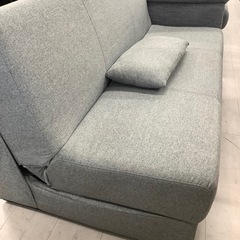 ソファーベッド　ファブリック　グレー【トレファク堺福田店】の画像