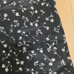 サンジェンヌ　バックリボン花柄エプロン　新品の画像
