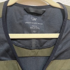 【美品】workman作業用ベスト🦺LLサイズカーキ🟩の画像