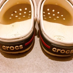【USED】  クロックス 白 22cm  の画像