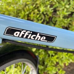 自転車　No.402　affiche　26インチ　LEDライト　水色　【リサイクルショップどりーむ天保山】の画像