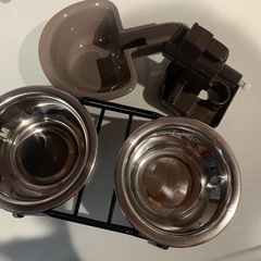 【総額13,000円程】キャットケージ＆猫トイレ＆ディッシュセットの画像