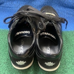 DSQUARED2 ブラック　スニーカー　 黒 スニーカー ブラック 028ー2 40の画像