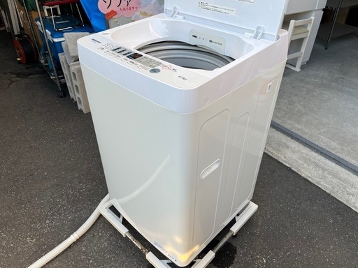 Hisence ハイセンス 全自動洗濯機 4.5Kg HW-E4504 内部分解清掃済 2021年製 中古稼働品 ③