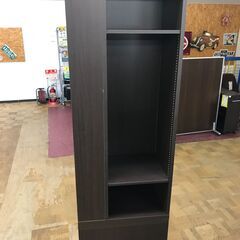 【ジャングルジャングル深井店】★隙間収納ラック　ブラウン　棚　家具　便利　扉付　堺市　中区　深井　【FU2618】の画像