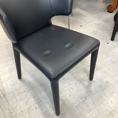 crastina ダイニングチェアー　合皮　ブラック【トレファク堺福田店】の画像