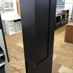 【ジャングルジャングル深井店】★隙間収納ラック　ブラウン　棚　家具　便利　扉付　堺市　中区　深井　【FU2618】の画像
