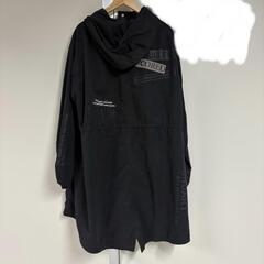 Rings モッズコート メンズ44 Lサイズ 黒 ロングの画像