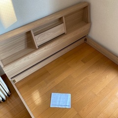 【ベットフレーム】半年使用！　セミダブルです！の画像