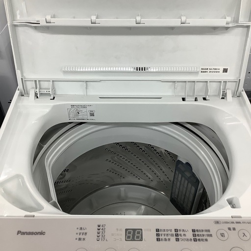 安心の1年保証付き！Panasonic 全自動洗濯機　5.0kg 2025年製【トレファク堺福田店】