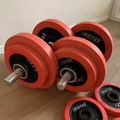iROTEC 可変式ラバーダンベルセットの画像