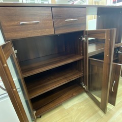 キャスター付きキッチンボード【リサイクルフカツ岡崎倉庫店】250818NA-21の画像