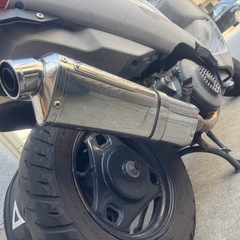 ヨシムラ　ステンマフラー　アドレス　V125S V125G CF4MA CF4EA 転倒無　大阪　高槻市　引き取りも可能　YOSHIMURAの画像