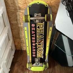 スケートボート好きに必見🛹  初心者にも必見🔰 SKATEBOARDS  SUN-RISE21 当時物 スケートボート スケボー グレー 黄緑 の画像