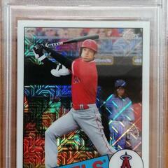 大谷翔平 印刷サインカードリプリント
topps chrome　PSA9 1枚付きの画像
