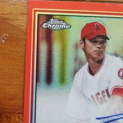 大谷翔平 印刷サインカードリプリント
topps chrome　PSA9 1枚付きの画像
