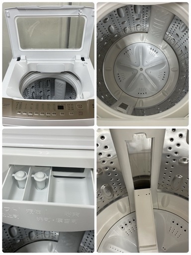 R465 ☀️ ジモティー限定特別価格！ 2022年製の高年式！ YAMADA 洗濯機（洗濯8.0㎏) YWM-TV80G1 ⭐ 動作