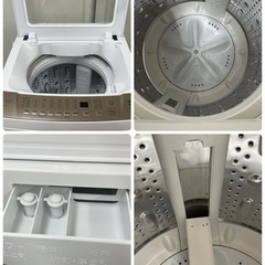 R465 ☀️ ジモティー限定特別価格！ 2022年製の高年式！ YAMADA 洗濯機（洗濯8.0㎏) YWM-TV80G1 ⭐ 動作確認済 ⭐ クリーニング済の画像