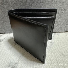 二つ折り財布　メンズ　敬老の日　スキミング防止　黒　カード収納　小銭入れ付きの画像