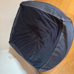 【期間限定大幅値下げ】体にフィットするソファ　綿デニム　ネイビー　セット　の画像