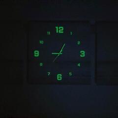 Wall luminous clock and artの画像