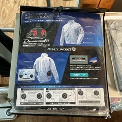 外作業の方におすすめ😎✨ AIRY JACKET エアリージャケット ファン・バッテリー別売り❗️ XLサイズグレーの画像