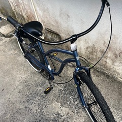 7段ギア26インチsixthreezeroビーチクルーザーバイク街乗り通勤車通学車🍉プロフ必読  の画像